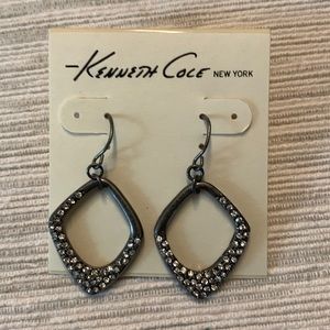 Kenneth Cole open pave drop earring